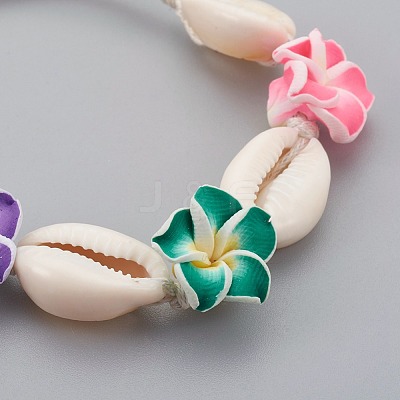 Cowrie Shell Anklets/Bracelets AJEW-AN00243-1