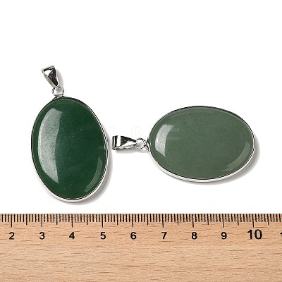 Natural Green Aventurine Pendants G-M415-01P-09-1