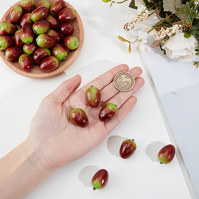 Foam Chinese Olive Display Decoration DJEW-GF0001-90A-1