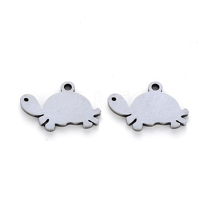 Tarnish Resistant 304 Stainless Steel Charms X-STAS-N092-30-1
