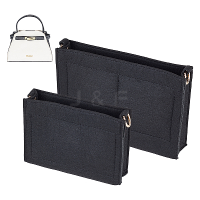 2Pcs 2 Style Wool Felt Bag Organizer Inserts FIND-WR0007-41B-1