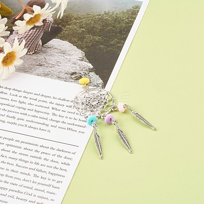 Tibetan Style Alloy Big Pendants HJEW-JM00497-01-1