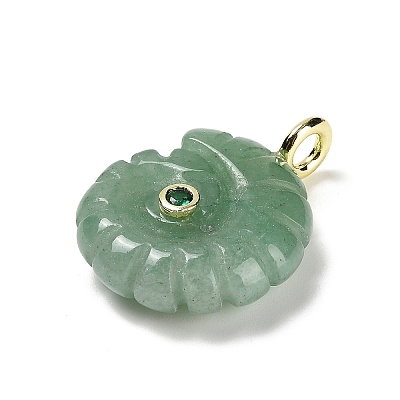 Natural Green Aventurine Pendants G-A287-01G-09-1