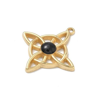 304 Stainless Steel Enamel Pendants STAS-G371-05G-02-1