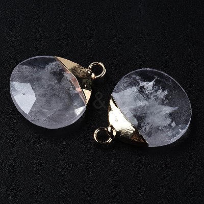 Natural Quartz Crystal Pendants G-Q998-030-1