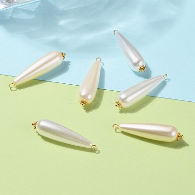 Acrylic Imitation Pearl Pendants PALLOY-JF00572-1
