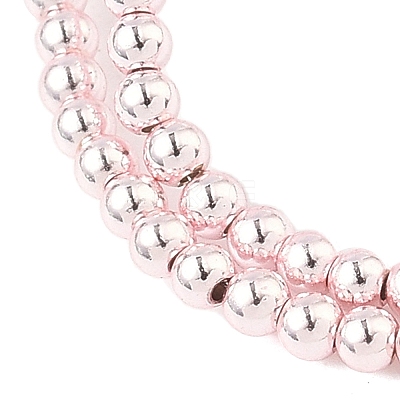 Electroplated Synthetic Non-magnetic Hematite Beads Strands G-A263-J01-01-1