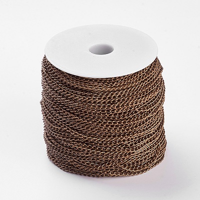 Iron Twisted Chains Curb Chains CHS003Y-R-1