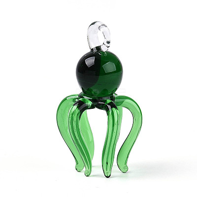 Handmade Lampwork Big Pendants LAMP-T025-06C-1
