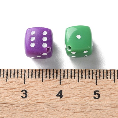 Opaque Acrylic Beads OACR-D301-05A-1
