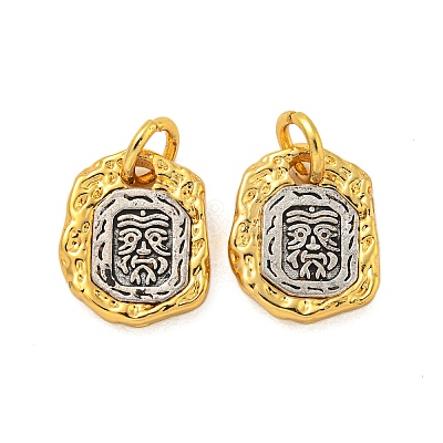 Long-Lasting Plated Brass Pendants KK-K387-01A-G-1