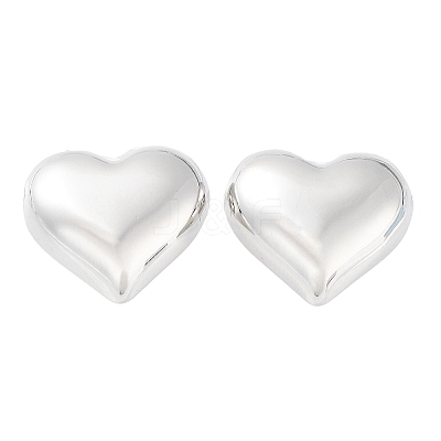 Brass Stud Earrings for Women EJEW-D088-02P-1