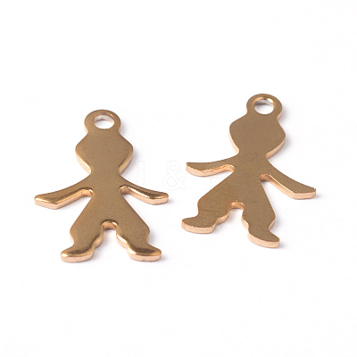 Ion Plating(IP) Boy 304 Stainless Steel Pendants LS-STAS-G130-43G-1
