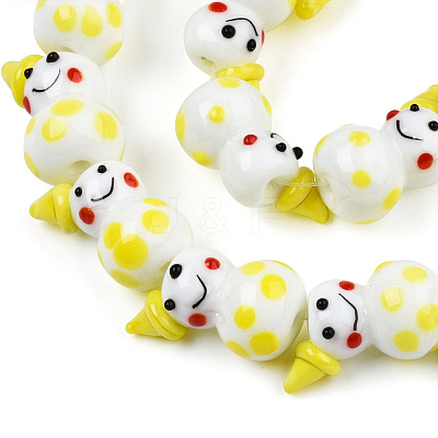 Handmade Lampwork Beads Strands LAMP-N021-43J-1