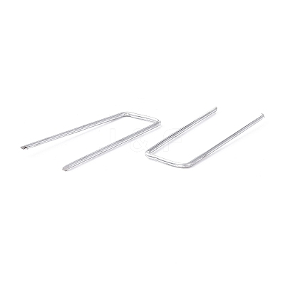 200Pcs 2 Style Galvanized Iron M-Shape pins TOOL-GA0001-54-1