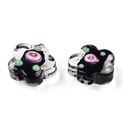 Handmade Bumpy Lampwork Beads LAMP-N024-04A-1