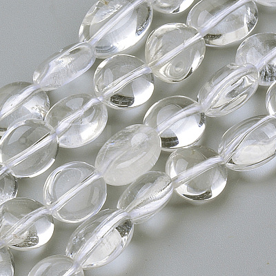 Natural Quartz Crystal Beads Strands G-Q952-09-8x10-1