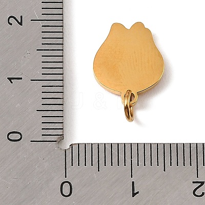 304 Stainless Steel with Enamel Pendants SA-CBAAF93-G10-1