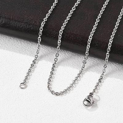 Non-Tarnish 304 Stainless Steel Necklace MAK-K004-07P-1
