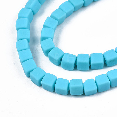 Handmade Polymer Clay Beads Strands X-CLAY-N008-061-05-1