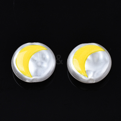 3D Printed ABS Plastic Imitation Pearl Beads KY-S168-013-1