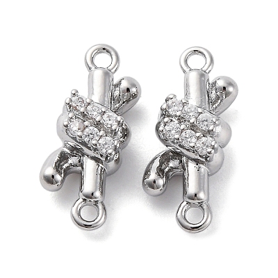 Brass Rhinestone Pendants KK-E793-21P-1