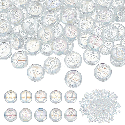 Electroplated Glass Bead GLAA-PH0003-64B-1