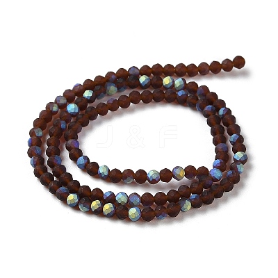 Imitation Jade Glass Beads Strands EGLA-A034-T3mm-MB02-1