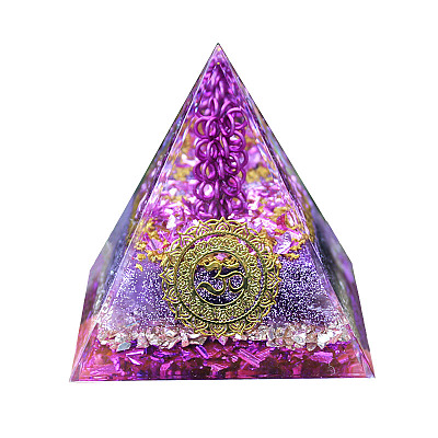 Orgonite Pyramid Resin Energy Generators PW-WG35031-01-1