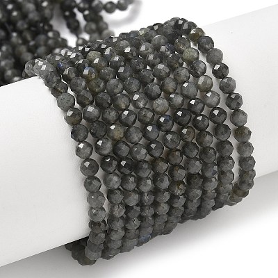 Natural Labradorite Beads Strands G-L622-C03-4mm-1