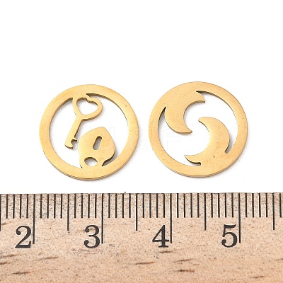 201 Stainless Steel Pendants LS-STAS-H246-02G-1