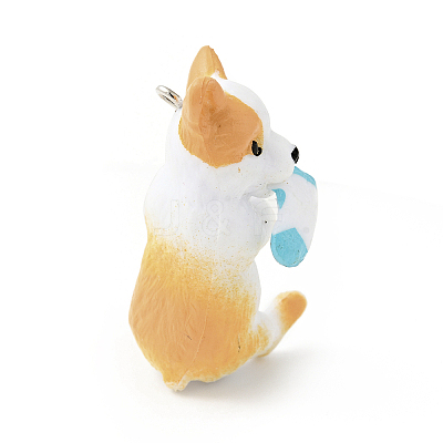 PVC Plastic Cartoon Pendants PVC-G004-01G-1
