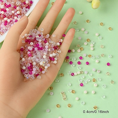 Glass Beads GLAA-YW0003-39B-1