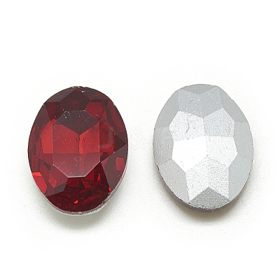 Pointed Back Glass Rhinestone Cabochons RGLA-T080-10x12mm-07-1