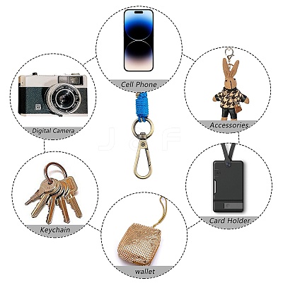 2Pcs Boho Macrame Wristlet Keychain Keying KEYC-SW00004-07-1
