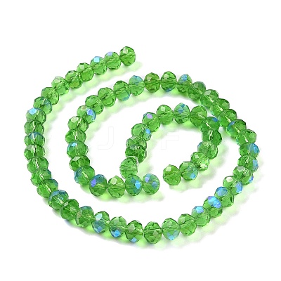 Electroplate Glass Beads Strands EGLA-A034-T6mm-L08-1