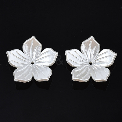 ABS Plastic Imitation Pearl Beads X-OACR-N012-001-1