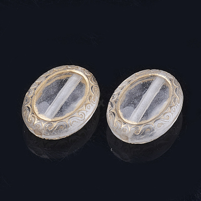 Transparent Acrylic Beads TACR-Q264-02-1