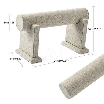 Column Wood Bracelet Displays BDIS-N005-02-1