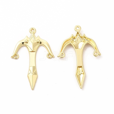 Rack Plating Alloy Pendants LS-PALLOY-E025-33G-1