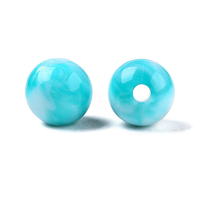 Opaque Acrylic Beads SACR-R853-10mm-213-1