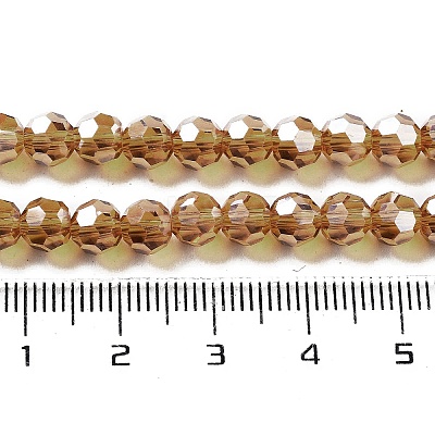 Electroplate Transparent Glass Beads Strands LS-EGLA-A035-T6mm-A04-1