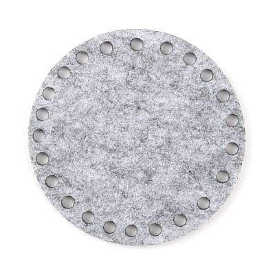 Flat Round Felt Fabric DIY-WH0250-76D-1