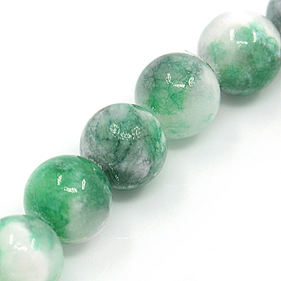 Natural Persian Jade Beads Strands G-D434-10mm-M-1
