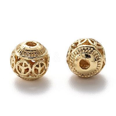 Alloy Hollow Beads X1-PALLOY-P238-21G-RS-1