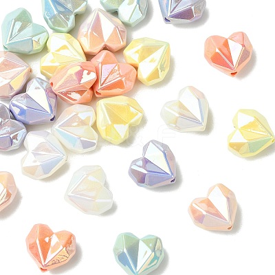 24Pcs 6 Colors Acrylic Imitation Pearl Beads OACR-CJ0002-49-1