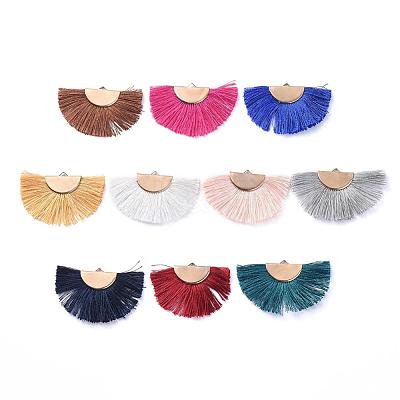 Polyester Tassel Pendant Decorations FIND-I008-01-1