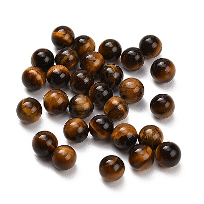 Natural Tiger Eye Sphere Beads G-H359-02C-8mm-1