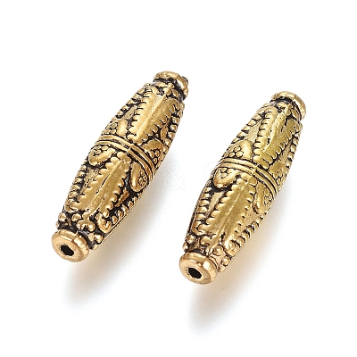 Tibetan Style Alloy Beads TIBEB-L004-085AG-1