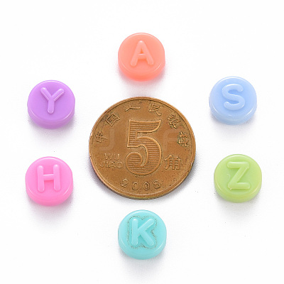 Opaque Acrylic Beads X-MACR-S373-28A-1